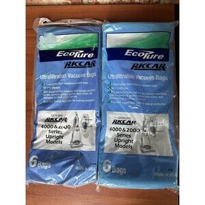 2X 6 PACK RICCAR EcoPure Ultrafiltration Vacuum Bags - 4000 & 2000 Series C13-6